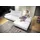 Calia Italia Ecksofa CALIA ITALIA "Toby Wing, B/T: 288/153 cm, Designsofa mit hohem Sitzkomfort, L-Form", weiß (bianco puro bull), B:288cm H:90cm T:153cm, Leder BULL (100% Leder), Sofas, Ecksofa, inklusive Sitztiefenverstellung, Füße in chrom glänzend