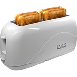 4 Scheiben Familientoaster | 4er Langschlitz Toaster | 4-Fach Langschlitztoaster