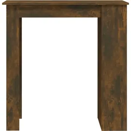 vidaXL Bartisch mit Regal 102 x 50 x 103,5 cm Braun