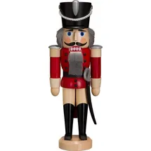Seiffener Volkskunst Nussknacker Holz Rot