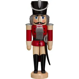 Seiffener Volkskunst Nussknacker Holz Rot