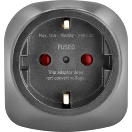 Ansmann Reisestecker / Adapter EU to UK mit Schutzleiter