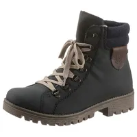 Rieker Winterboots in Bergsteiger-Optik blau 37 EU