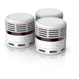 Brandson Rauchmelder Mini Weiß inkl. Prüftaste 3 St.