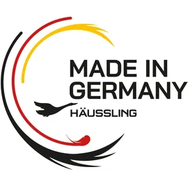 Haeussling 3-Kammer-Kopfkissen »Kuscheltraum, Kissen mit Hausstaub- & Milbenbarriere«, Füllung: Außenkammern mit 60% Daunen, 40% Federn, Bezug: 100% Baumwolle, (1 St.), Kopfkissen 40x80 cm, 80x80cm, Made in Germany weiß