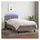 vidaXL Boxspringbett 140 x 200 cm Taupe