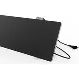 Etherma LAVA-DESK-ZONE-B Arbeitsplatzheizung Set Aluminium schwarz