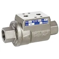 Riegler Sperrventil pneumat. bet., einfachw. NC, MS vern., NBR,