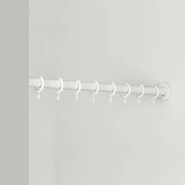 pba Duschvorhangstange 1300 cm weiß