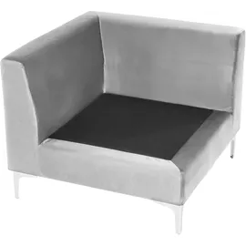 Beliani Eckmodul Evja 0 x 0 cm Grau