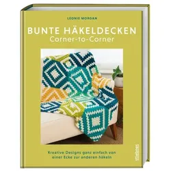 Bunte Häkeldecken Corner-to-Corner