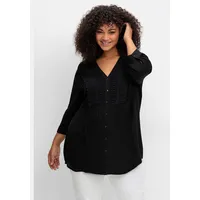 Sheego by Joe Browns Bluse in schwarz | Gr.: