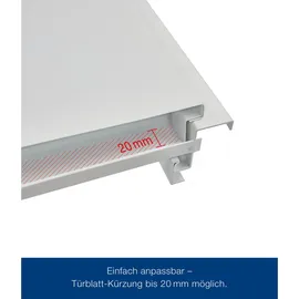 Hörmann ZK-Element links 87,5 x 200 cm Verkehrsweiß