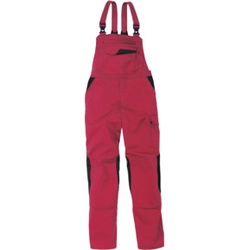 Kübler IMAGE DRESS NEW DESIGN Latzhose mittelrot/schwarz 98