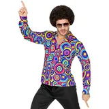 W WIDMANN MILANO Party Fashion - 70er Jahre Hemd, Herrenhemd, Disco Style, Faschingskostüme