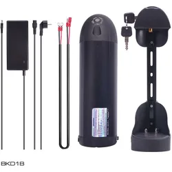 E-Bike Ersatzakku Flaschenakku- 36 V - 15 Ah - mit Li-Ionen Technologie m. Lader
