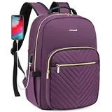 LOVEVOOK Laptop Rucksack Damen, 14 15,6 17,3 Zoll Laptoptasche Rucksack Damen Klein Wasserdicht Schulrucksack Mädchen Teenager Anti Diebstahl Business Reisen Rucksack mit Laptopfach USB-Ladeanschluss