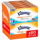 Kleenex Allergy Comfort, 10 Packungen mit je 8 Taschentücherhüllen (10 x 8 Hüllen)