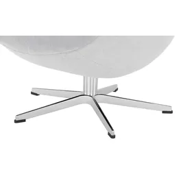 Sofa.de Fernsehsessel Globe Mikrofaser 79 x 111 x 84 cm Grau drehbar
