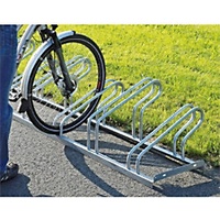 WSM Fahrradständer einseitig schräge Haltebügel Länge: 3500mm 10 Parkplätze