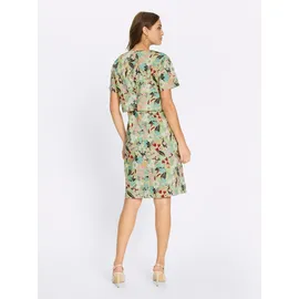 Lady Etuikleid Druck-Kleid Mehrfarbig 50