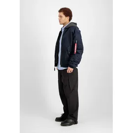 Alpha Industries Bomberjacke "MA-1 CS", Herren, Gr. S, blau (ultra navy), Obermaterial: 100% Nylon; Futter: 100% Nylon; Füllung: 100% Polyester, Jacken Bomberjacke