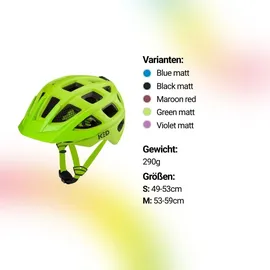KED Kailu 49-53 cm Kinder green matt