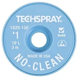 No-Clean Entlötlitze, 0,9mm, 3,0m, weiß