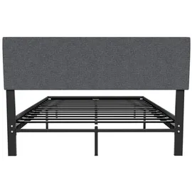 Juskys Schwebebett Lissabon 140 x 200 cm - mit Matratze, Schwebendes Design & LED-Beleuchtung - dunkelgrau