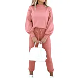 Godoboo Damen Jogginganzug Trainingsanzug Freizeitanzug Frauen gefütterter Women's Lined Leisure Suit Women's sports suit Hausanzug Fitnessanzug Freizeitanzug Trainingsanzüge für Damen Set - M