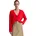 Strickjacke oversized rot XS