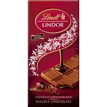 Lindt Lindor Double Chocolate Schokoladentafel 100 g