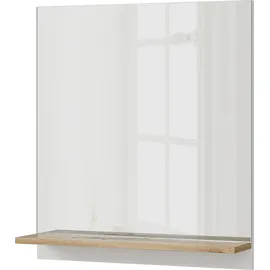 Vicco Marelle 60 x 67 cm mit Regal, Model 40828 - Weiß/Braun