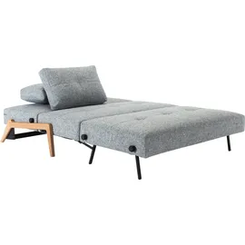 Innovation Living Schlafsofa Polyester 2-Sitzer Grau