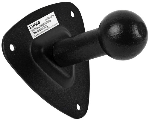 EUFAB Wandhalterung, Stahl, silbermetallic - silberfarben