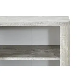 Mäusbacher Beistellschrank 55 x 128 x 41 cm Grau / Weiß