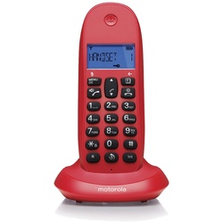 MOTOROLA C1001LB+ RED Schnurloses Festnetztelefon