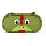 Affenzahn Stiftemäppchen für den Kindergarten, Federmäppchen für Kinder mit Tiermotiv und Ziehzunge Drache - Grün