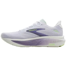 Brooks Ghost 18 Damen Weiß/Purple Hebe/Green 42
