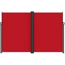furnicato Seitenmarkise 220 x 600 cm Rot Polyester