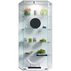 VCM Hängevitrine Benila 83 x 17 x 114 cm Weiß