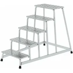 MUNK Aluminium-Arbeitspodest starr 5 Stufen