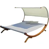Sonnenliege Doppelliege Gartenliege Hängematte Doppel Liege für 2 Personen SAONA