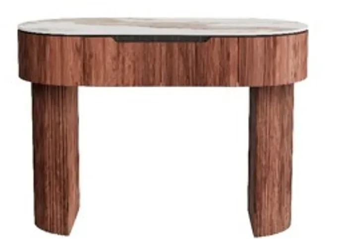 KARE DESIGN Schreibtisch Ruben 71581 Holzoptik Nussbaum
