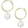 yokoamii Creolen Set: Y511 gelbgold 42,6mm
