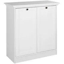 Möbel Kraft Laurito 80 x 90 x 35 cm weiß