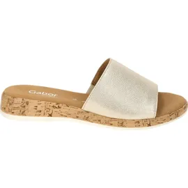 Gabor (0) Klassische Pantoletten Damen 31393931363039 Beige 40 1/2 EU - Beige - 40,5