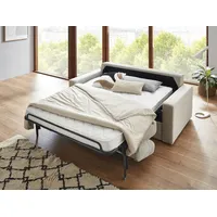 Atlantic Home Collection Schlafsofa "Rolando, B: 196 cm, Liegefl. 140x190 cm", beige (creme), B:196cm H:82cm T:208cm, 100% PES, ATLANTIC HOME COLLECTION, Sofas, Schlafsofa, mit komfortabler Matratze, Dauerschlafsofa, Topseller