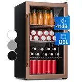 Klarstein Beersafe XXL Getränkekühlschrank (80 l, 830 mm hoch, Kupfer-Metallic)