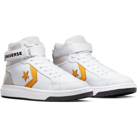 Converse Pro Blaze V2 Fall Tone Sneaker Herren Weiss/Gelb - 42 - Sneaker High Shoes - 42 EU